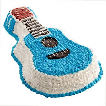 Order Guitar Lessons Cake 1 Kg Online at Best Price, Free Delivery|IGP Cakes