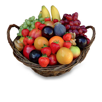 Tropical Abundance Kosher Fruit Gift Basket - Kosherlin
